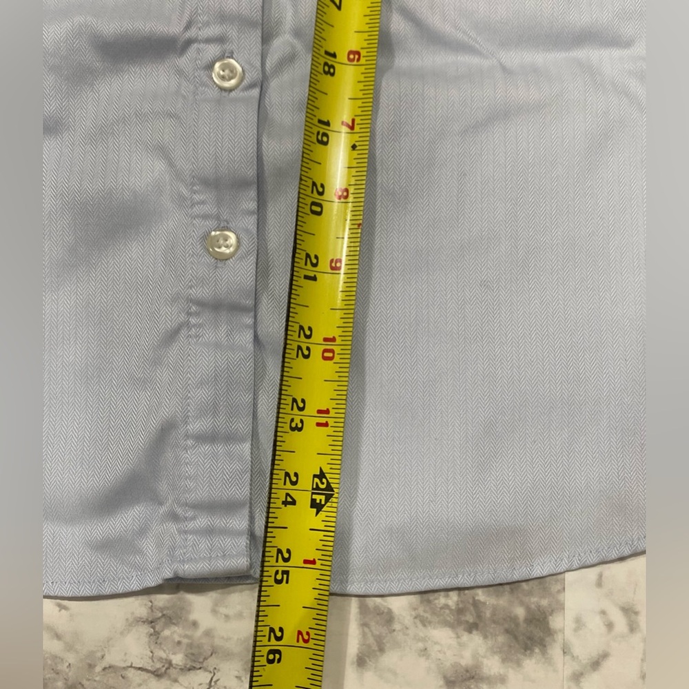 American Airlines Women's Button Up Collared Short Sleeve Blue Shirt Size 6 - Picture 15 of 15